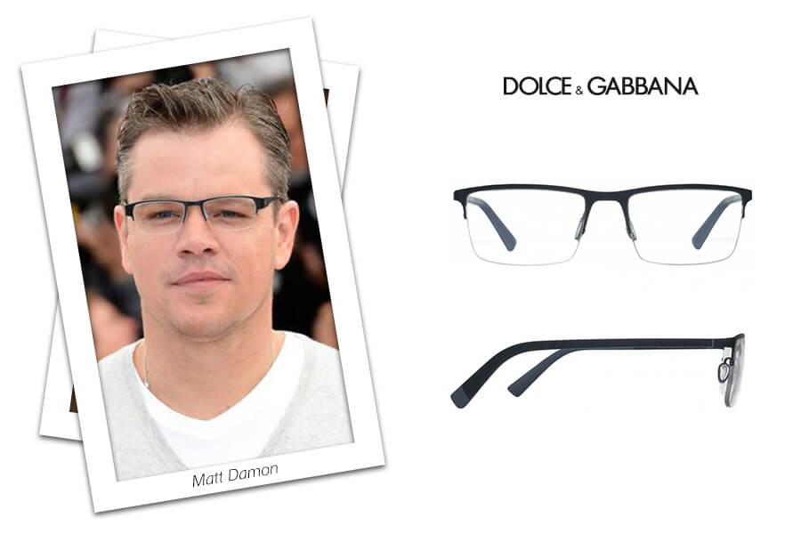 okulary gwiazd Matt Damon