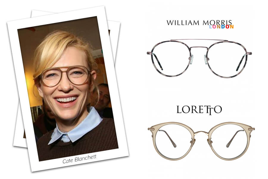 okulary korekcyjne gwiazd Cate Blanchett