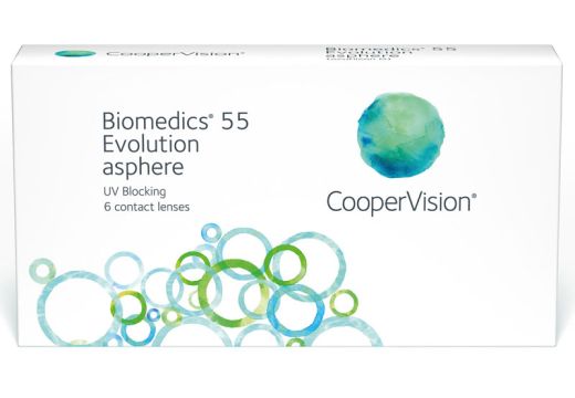 Biomedics 55 evolution™ - moce ujemne