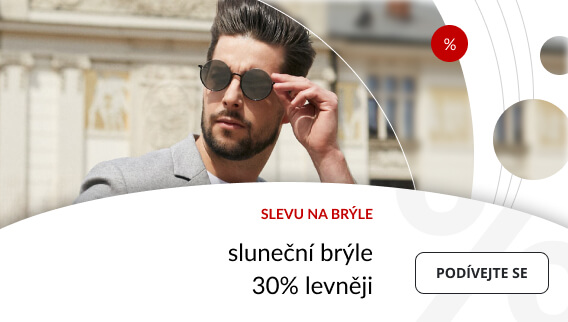 sluneční brýle 30% levněji