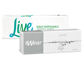 Soczewki iWear Vivid - Live Daily Disposable